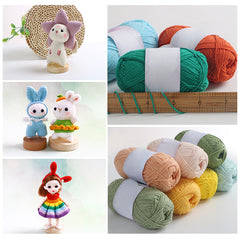 100m Thin Cotton Yarn Ball 40g for DIY Knitting & Crocheting