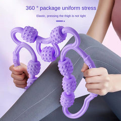 9 Wheels Circular Leg Clamps Muscle Roller for Body Massage