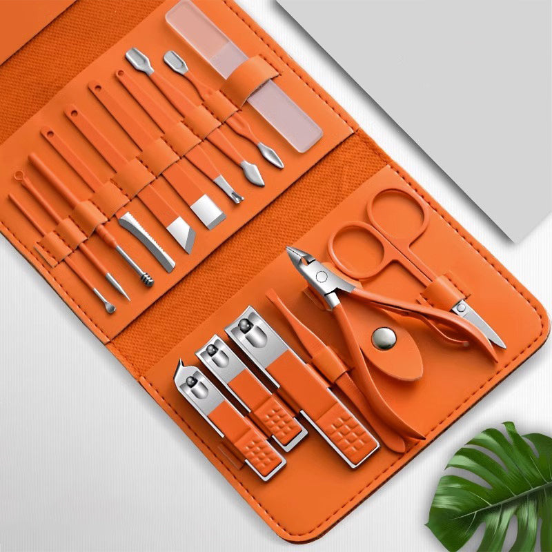 12pcs 16pcs Nail Clippers Fingernail & Toenail Cutter Nail Scissor Manicure Tool