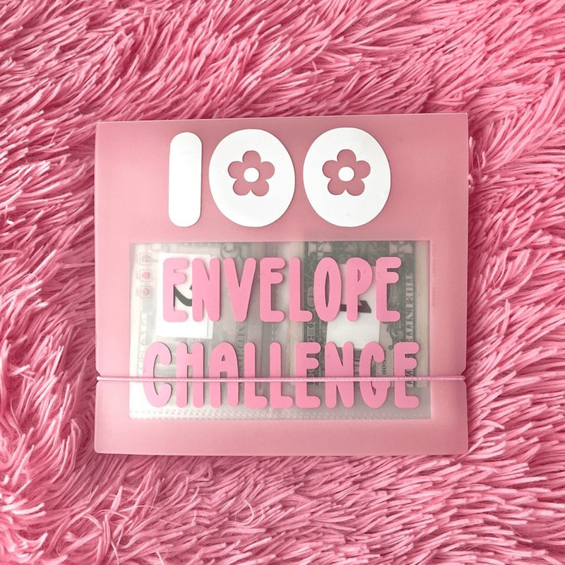 100 Money Saving Challenge Envelopes for Budgeting Planner