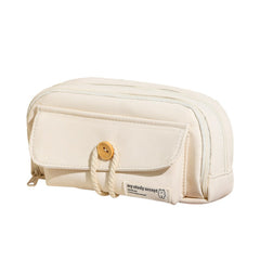 Roomy Zipper Makeup Brush Organizer Bag Pencil Case