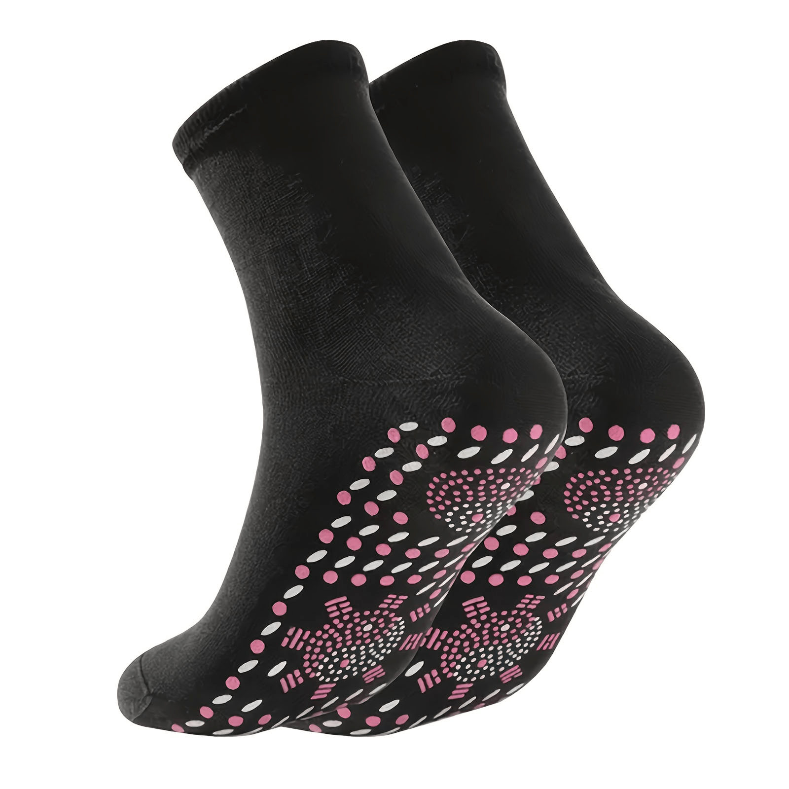 5 Pairs Foot Massage Heating Socks Non slip Winter Warm Socks