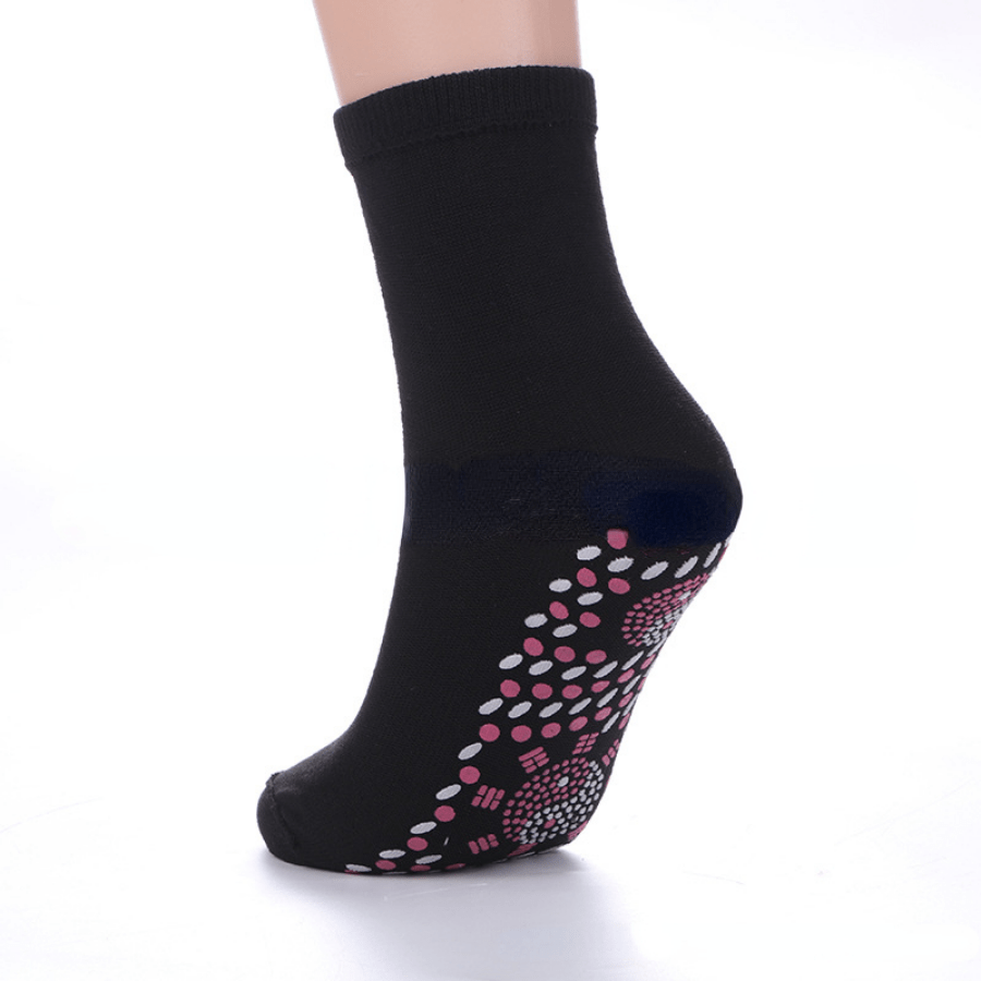 5 Pairs Foot Massage Heating Socks Non slip Winter Warm Socks