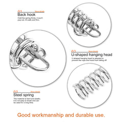 5pcs Aluminum Wind Rope Buckles Spring Hook for Camping
