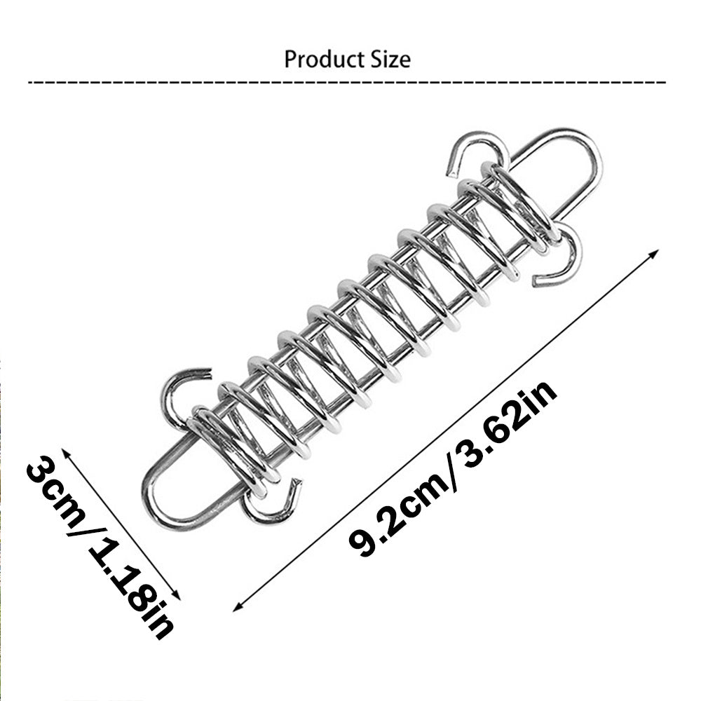 5pcs Aluminum Wind Rope Buckles Spring Hook for Camping