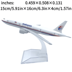 Alloy Aircraft Model Malaysia Airlines Sound 777 Aviation Gift