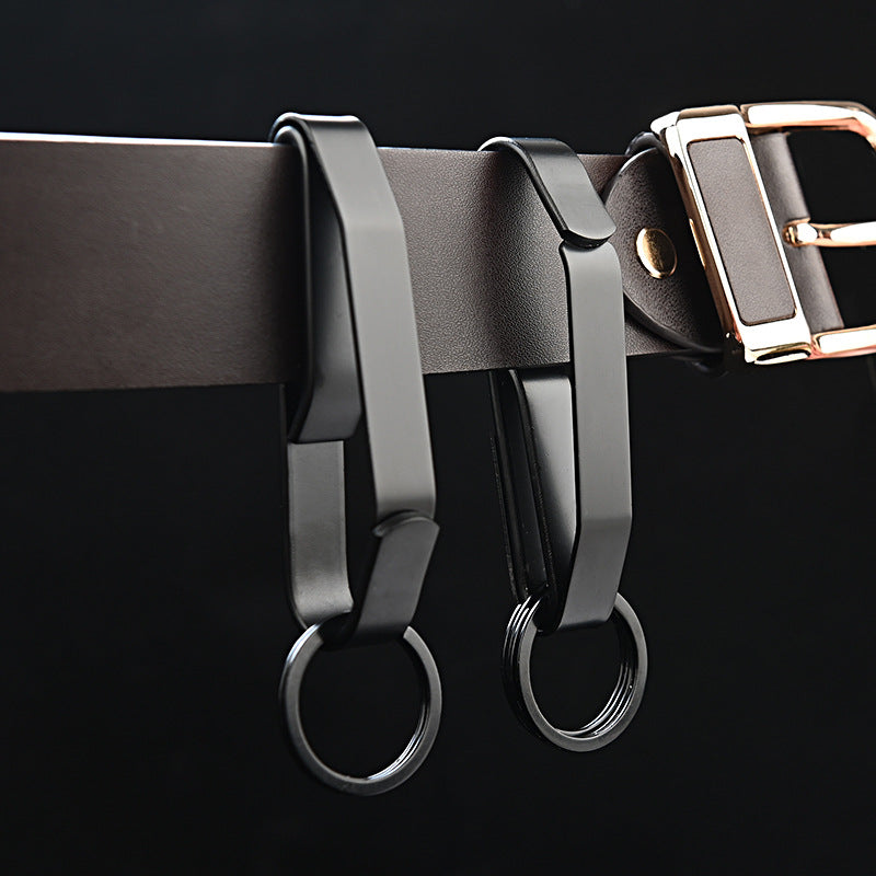 Stainless Steel Webbing Buckle Waist Keychain