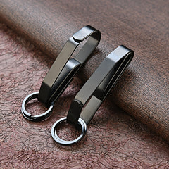 Stainless Steel Webbing Buckle Waist Keychain
