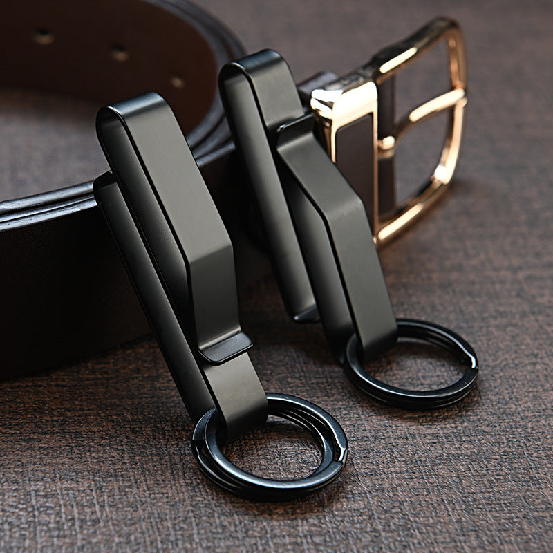 Stainless Steel Webbing Buckle Waist Keychain