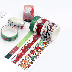 Christmas Washi Tape Rolls - Perfect for Bullet Journal Kids DIY Crafts Holiday
