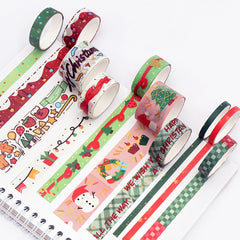 Christmas Washi Tape Rolls - Perfect for Bullet Journal Kids DIY Crafts Holiday
