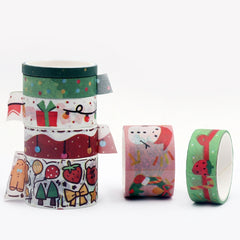 Christmas Washi Tape Rolls - Perfect for Bullet Journal Kids DIY Crafts Holiday