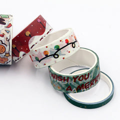 Christmas Washi Tape Rolls - Perfect for Bullet Journal Kids DIY Crafts Holiday