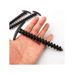 10pcs Camping Peg Ground Nails Screw Stakes Hiking Tent Stakes