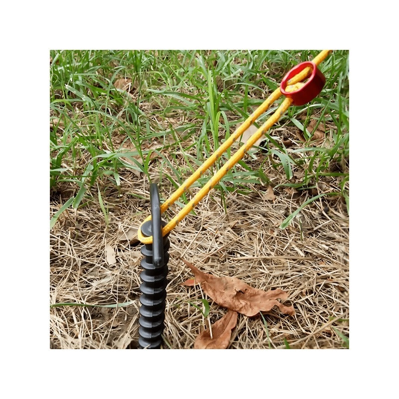 10pcs Camping Peg Ground Nails Screw Stakes Hiking Tent Stakes