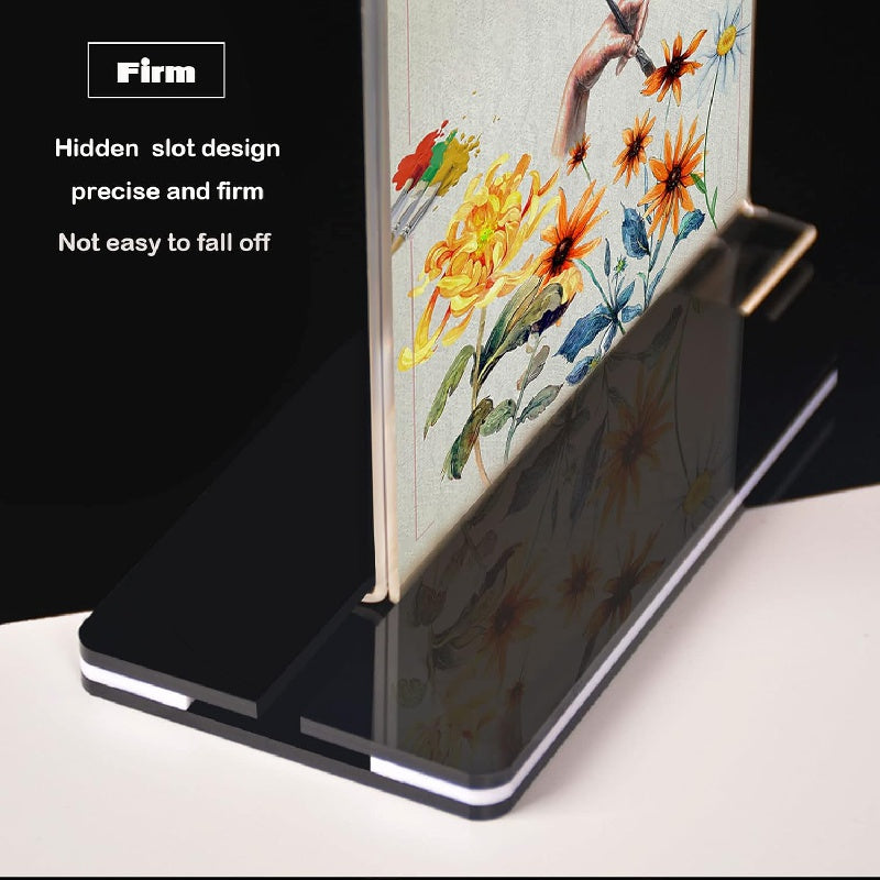3pcs Acrylic Display Board Desktop Conference Table Card List Table Sign