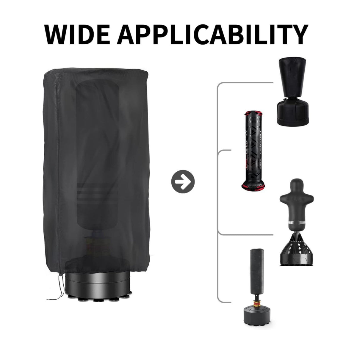 Waterproof Heavy Punching Bag Protective Cover Outdoor Boxing Bag Cover