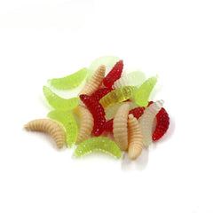 5pcs Artificial Fishing Bait Simulation Breadworm Lure Soft Worm Bait