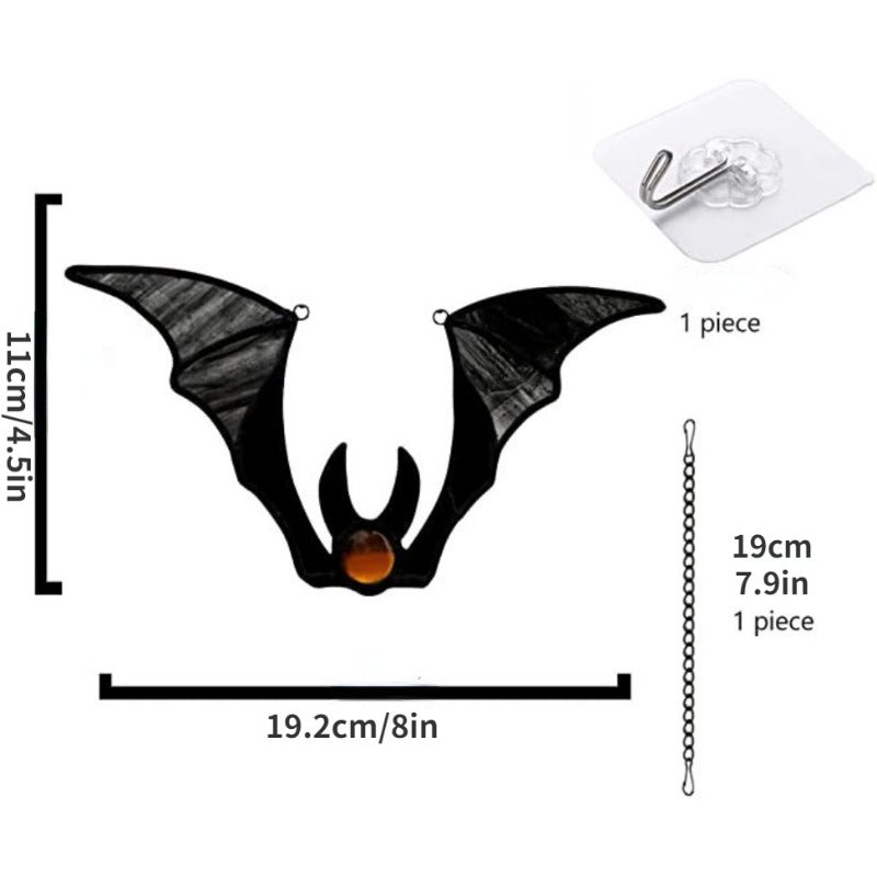 Halloween Window Hangings Hanging Crow Bat Ghost Decoration