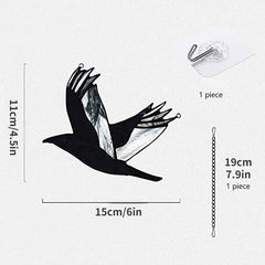 Halloween Window Hangings Hanging Crow Bat Ghost Decoration