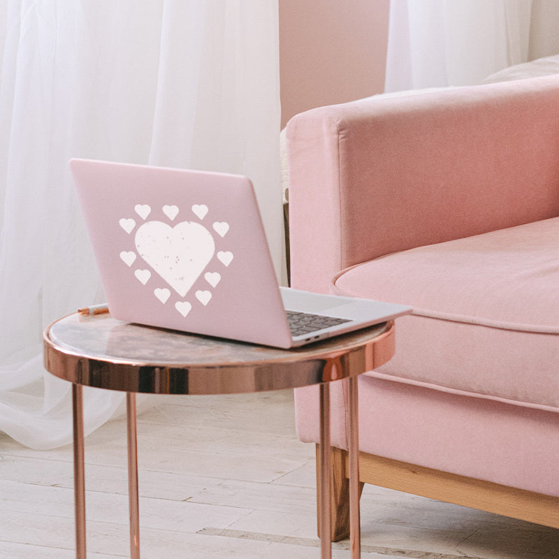 12 Love Heart Stencil Reusable Washable Heart Template for Printing Decoration