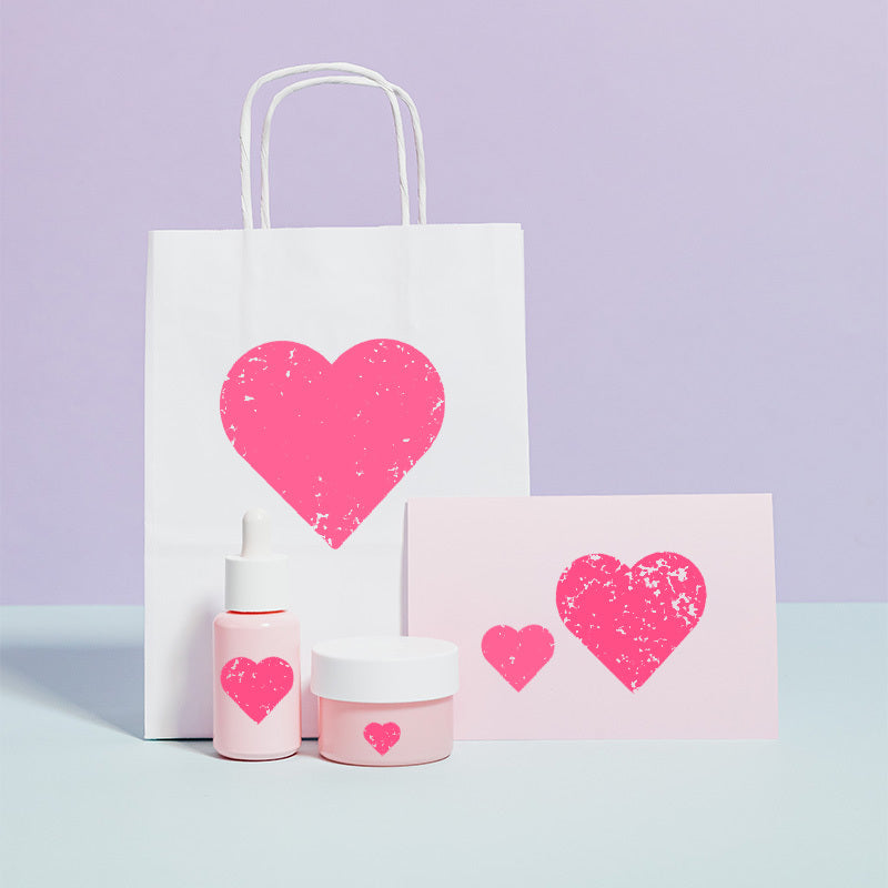 12 Love Heart Stencil Reusable Washable Heart Template for Printing Decoration