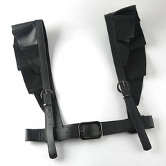 Gothic Ruffle Chest Harness Belt Body Suspenders