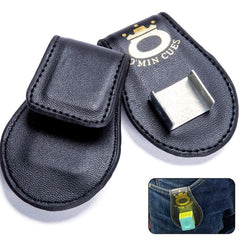 Magnetic Pool Cue Chalk Holder With Belt Clip