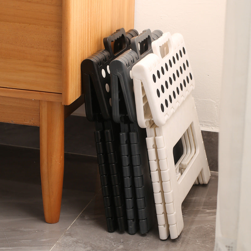1pc Foldable Step Stool Plastic Folding Step Stool For Kitchen