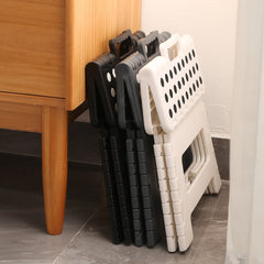 1pc Foldable Step Stool Plastic Folding Step Stool For Kitchen