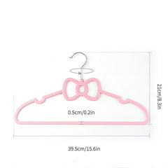 10pcs Butterfly Heart Hangers Non-slip Space Saving Dormitory Clothes Hangers