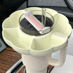 Solid Silicone Snack Ring Tray Bowl for 40oz Cup, 5 Compartments