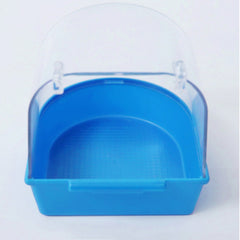 Bird Hanging Bath Cube for Parrots Cockatiel Shower Box