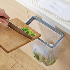 Portable Plastic Garbage Hanging Can Kitchen Trash Storage Rack