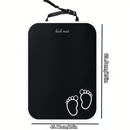 Car Seat Anti-kick Pad - Protects Seat, Prevents Scratches - 1pc 63.5x45.72cm