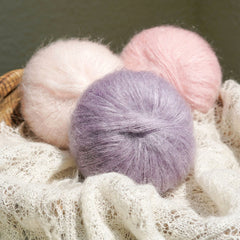 4balls Mohair Yarn Soft Acrylic Hand Knitting DIY Shawl Scarf Thread Yarn