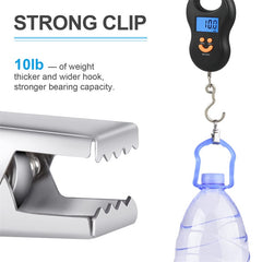 20pcs Stainless Steel Curtain Clip Multifunctional Curtain Clip With Hook
