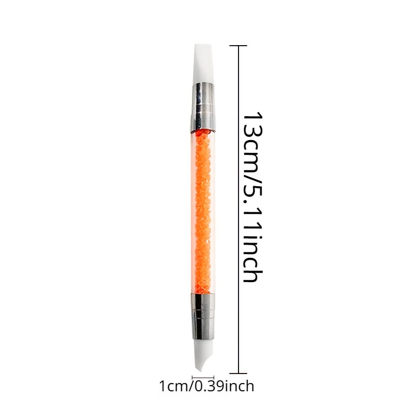 Double-ended Silicone Nail Shaping Pen - Gradient & Spot Drilling