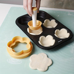 Flower Pastry Cutter & Tart Tamper Set for Baking, Kitchen Gadgets