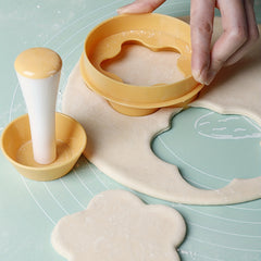 Flower Pastry Cutter & Tart Tamper Set for Baking, Kitchen Gadgets