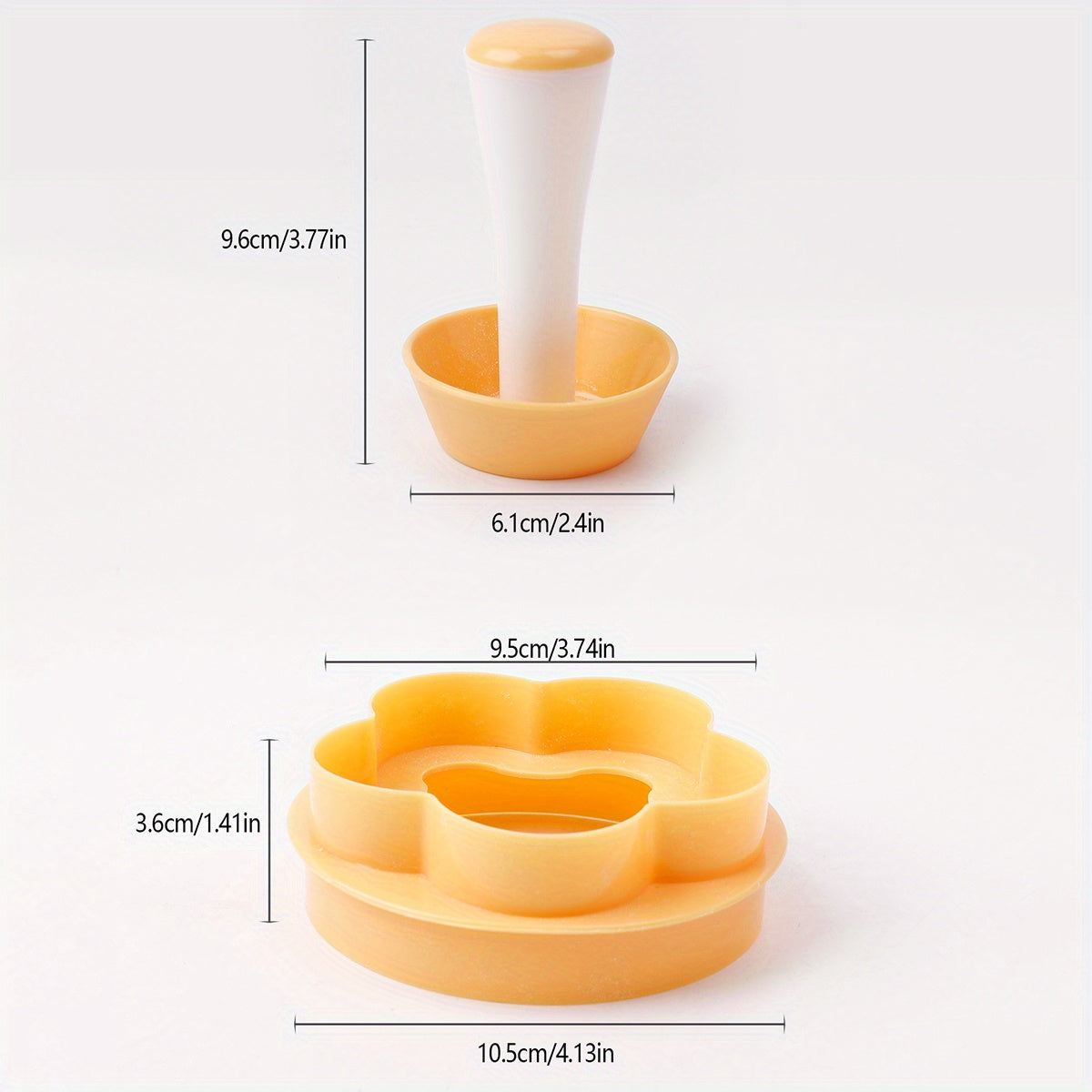 Flower Pastry Cutter & Tart Tamper Set for Baking, Kitchen Gadgets