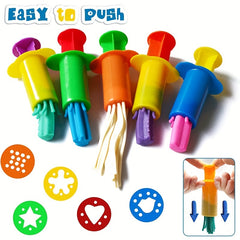 10pcs Clay Dough Tools Set Play Dough Non Toxic Modeling Dough Tool Set