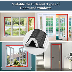 V Shaped Foam Kerf Door Weather Stripping - Large Gap Seal