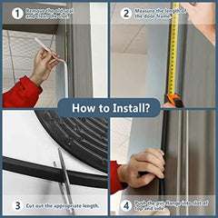 V Shaped Foam Kerf Door Weather Stripping - Large Gap Seal