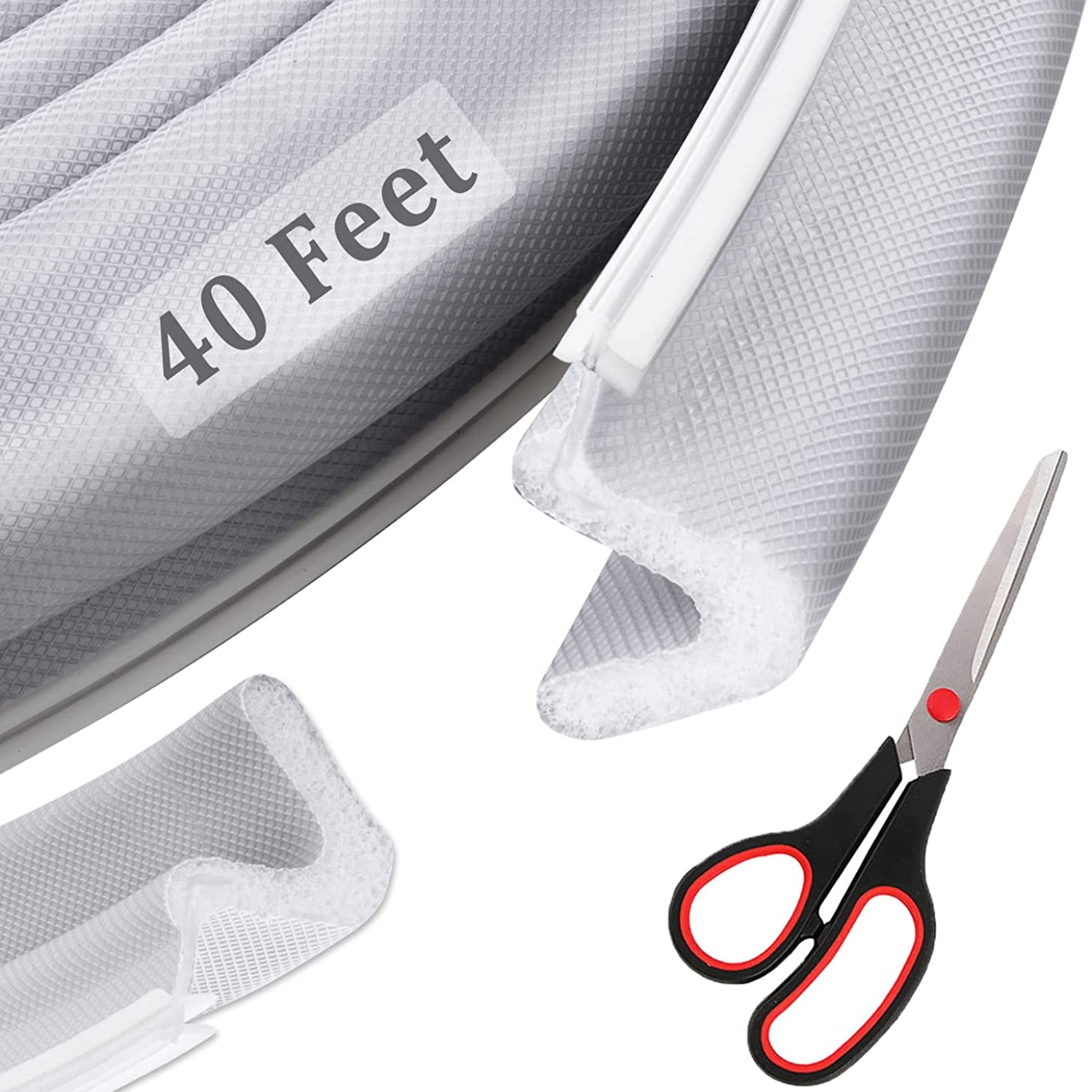 12-19 Meter V-Shaped Q Foam Kerf Weatherstripping Seal Strip