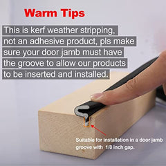 12 19 Meter Door Weather Stripping Kerf Weather Stripping For Doors
