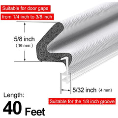 12 19 Meter Door Weather Stripping Kerf Weather Stripping For Doors