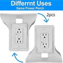 Wall Outlet Shelf Organizer for Electronics Storage