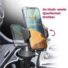 360 Adjustable Car Mount Cell Phone Holder Cup Cradle Holder