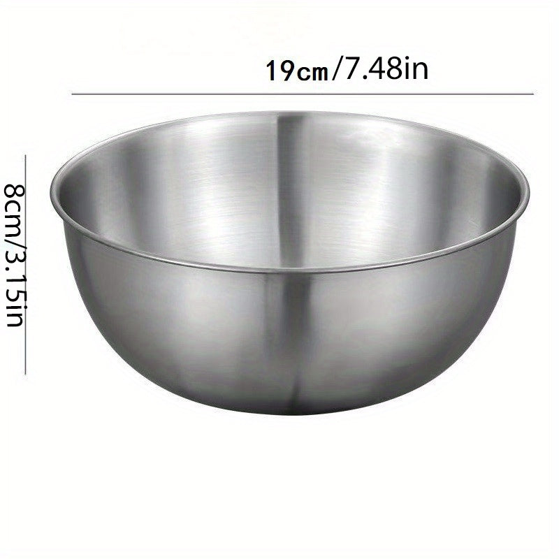 Stainless Steel Bowls With Scale for Outdoor Camping Picnic